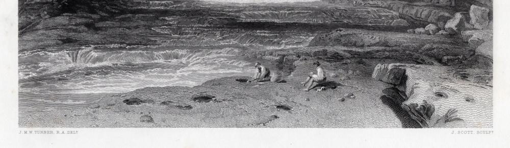 Artwork by Joseph Mallord William Turner, Aysgarth Force, Made of Engraving On Wove Paper