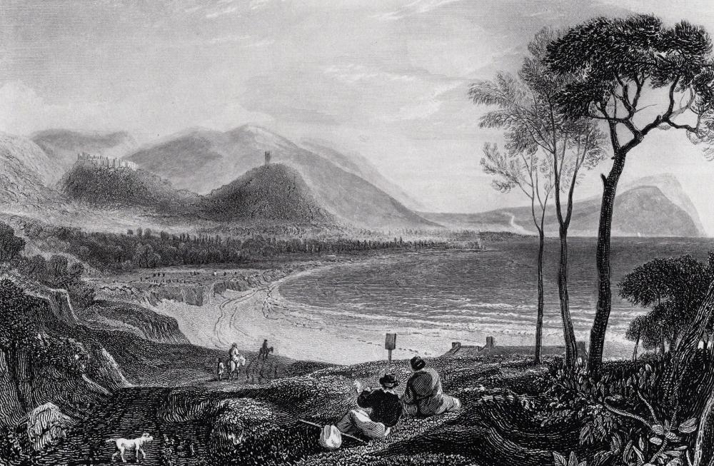 Artwork by Joseph Mallord William Turner, Minehead and Dunster Castle, Made of Engraving On Wove Paper