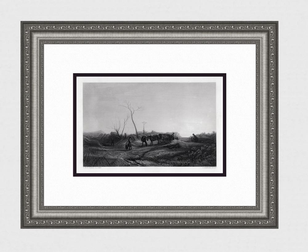 Artwork by Joseph Mallord William Turner, Frosty Morning, Made of Engraving On Wove Paper