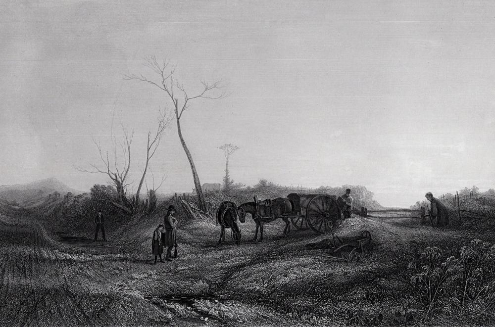 Artwork by Joseph Mallord William Turner, Frosty Morning, Made of Engraving On Wove Paper