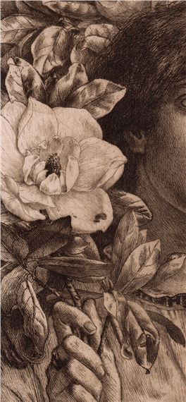 George Woolliscroft Rhead | Magnolia Grandiflora (1885) | MutualArt