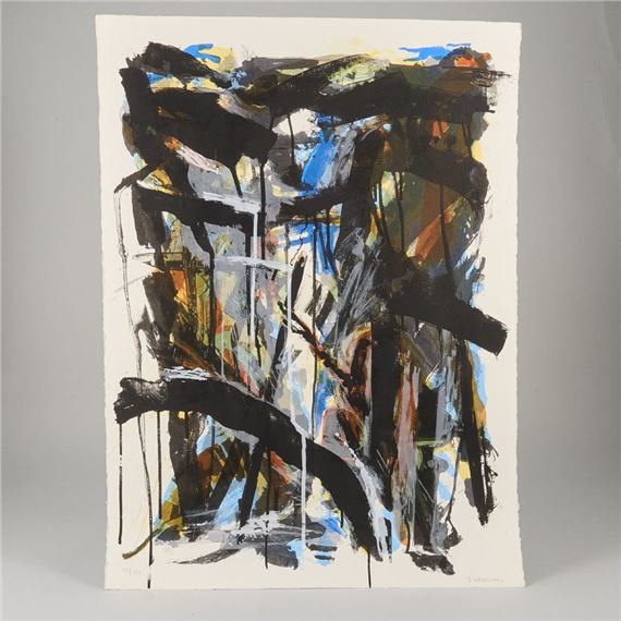 färglitografi Björn Wessman - Björn Wessman