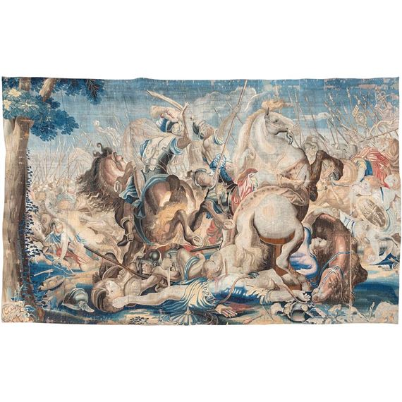 TAPIZ PUBLIUS DECIUS MUS: LA MUERTE DE DECIUS MUS - Peter Paul Rubens