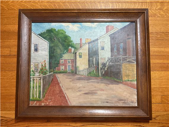 George Lear | School St, Nantucket (1930) | MutualArt