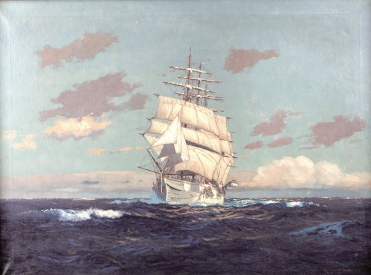 Dreimaster auf See - Robert Schmidt Hamburg