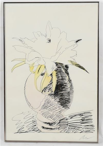 Flowers (Hand Colored - Andy Warhol