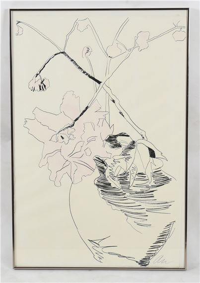 Flowers (Hand Colored - Andy Warhol