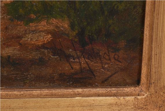 Herman Rohde | A scene with shepherd and sheep | MutualArt