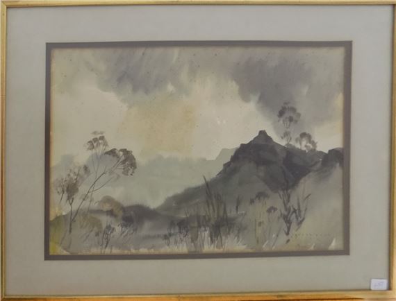 Stormy Clouds by Rowena Bush, 1976