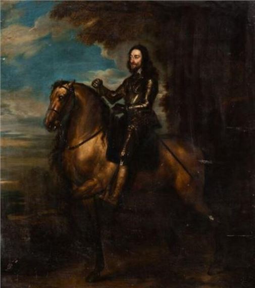 Copy, Van Dyck's Equestrian Portrait of Charles I - Anthony van Dyck