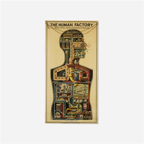 Fritz Kahn | The Human Factory vintage poster (1931) | MutualArt
