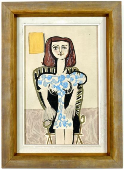 RAGAZZA SEDUTA - Pablo Picasso