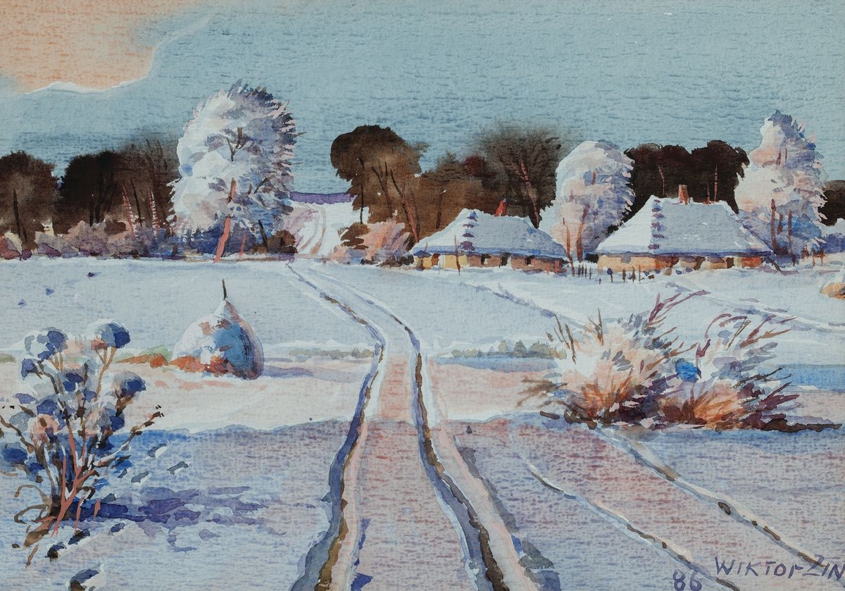 Wiktor Zin | ZIMOWA DROGA (1986) | MutualArt