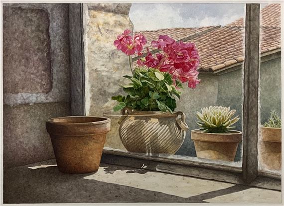 View from a window, Aubeterre - Nigel Ashcroft