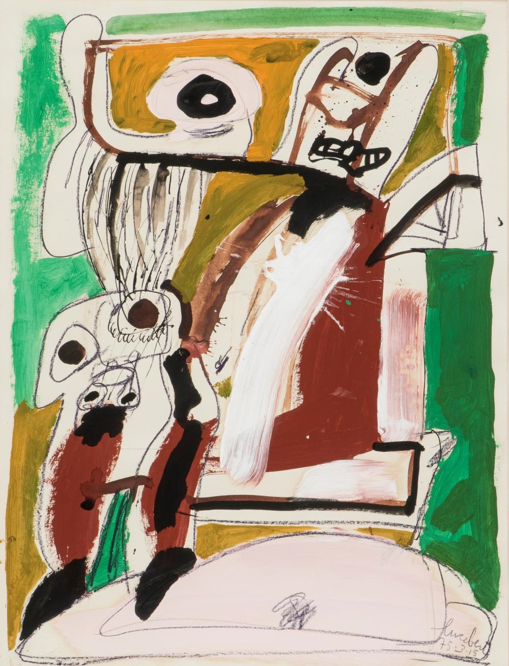 Lucebert | Untitled (1975) | MutualArt