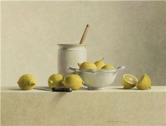 Still life with lemons