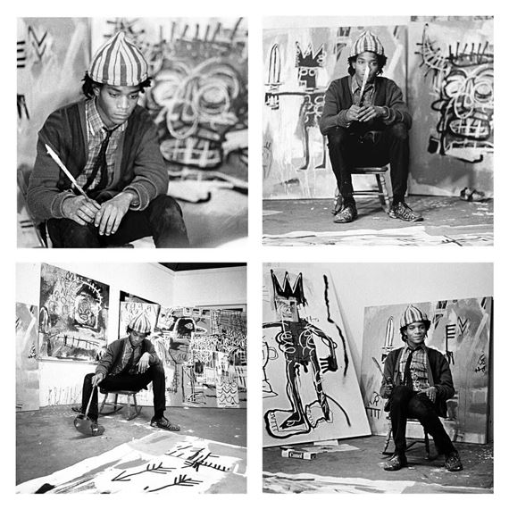 Pierre Houles | Jean Michel Basquiat in his studio NYC 1982 (1982 ...