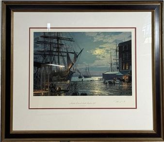 Maiden Lane at South Street Seaport in 1848