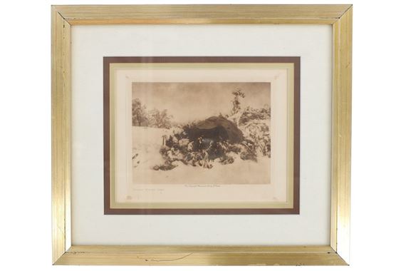 Walapai Winter Camp - Edward S. Curtis