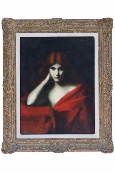 Young Red-Haired Girl - Jean-Jacques Henner