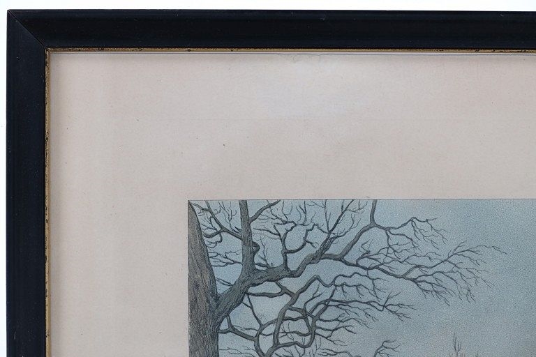 Artwork by Walter Parry Hodges, The Chase of the Roebuck, Made of Hand Colored Engraving