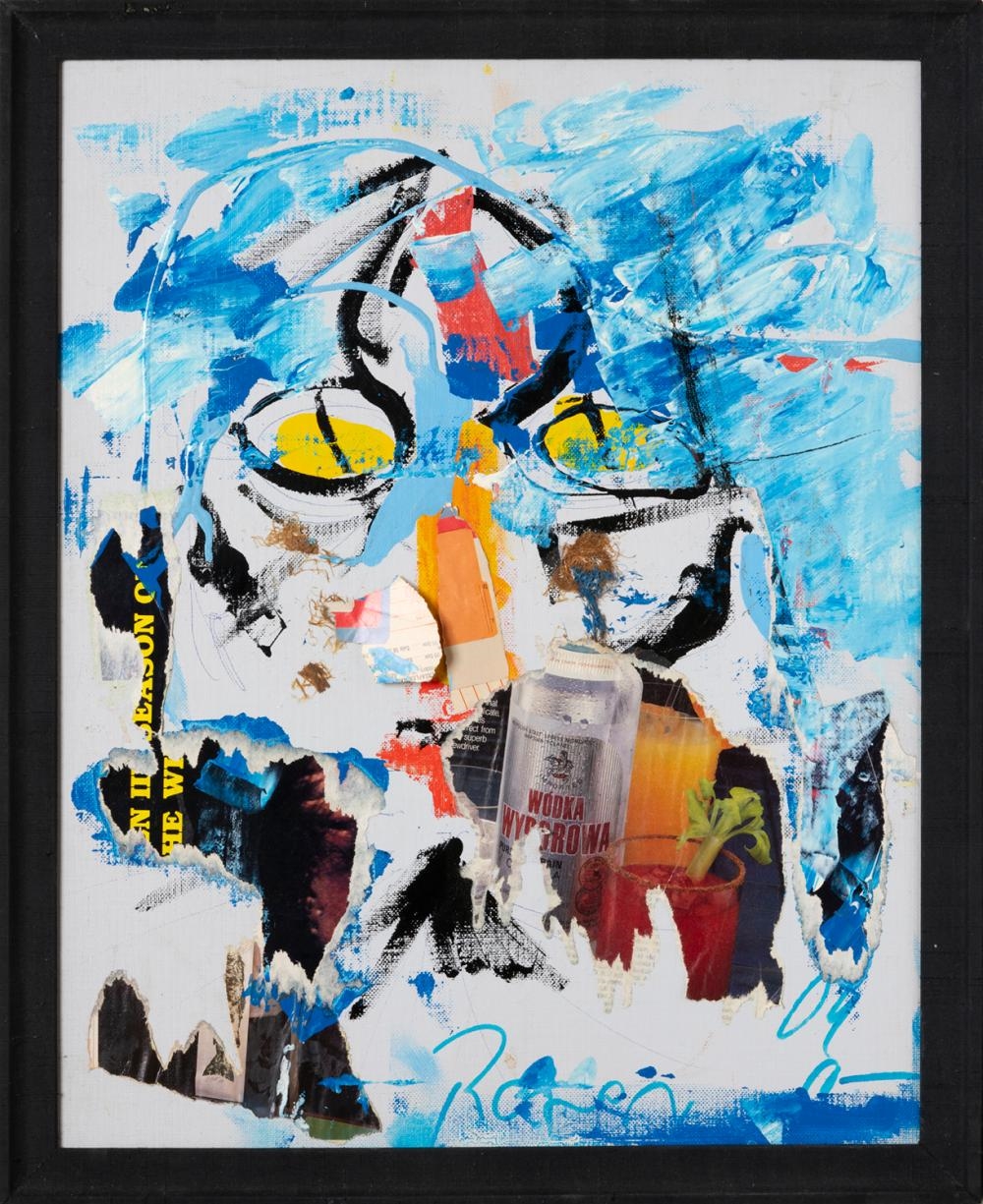 Roger Ing | Vodka and Beast Collage (1988) | MutualArt