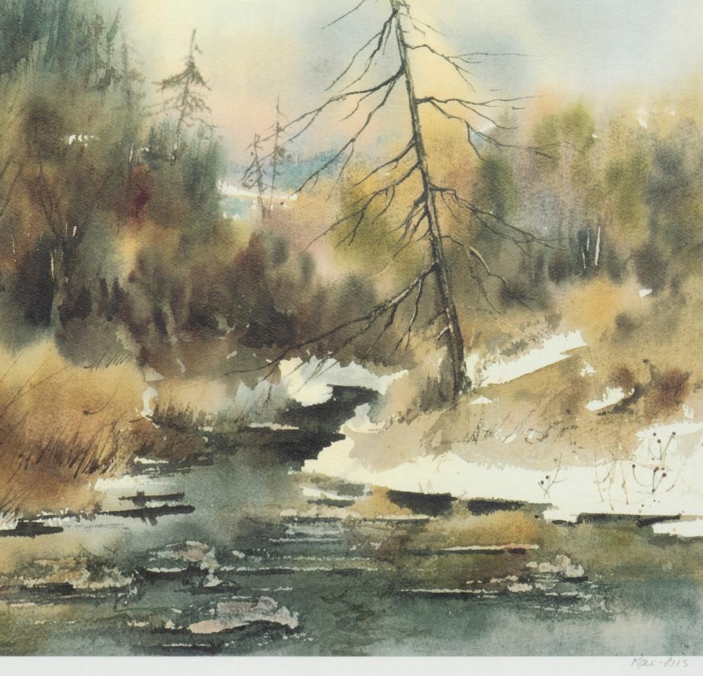 Kai-Liis McInnes | Untitled - Stream in Winter | MutualArt