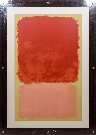 Red Orange on Pink by Mark Rothko