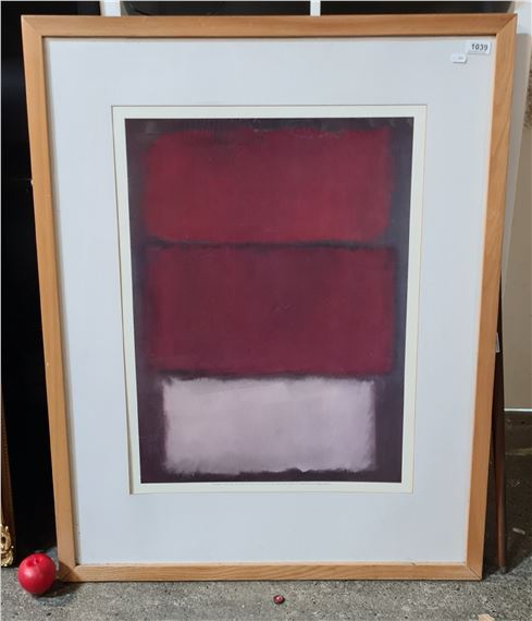 Housed in a wooden - Mark Rothko