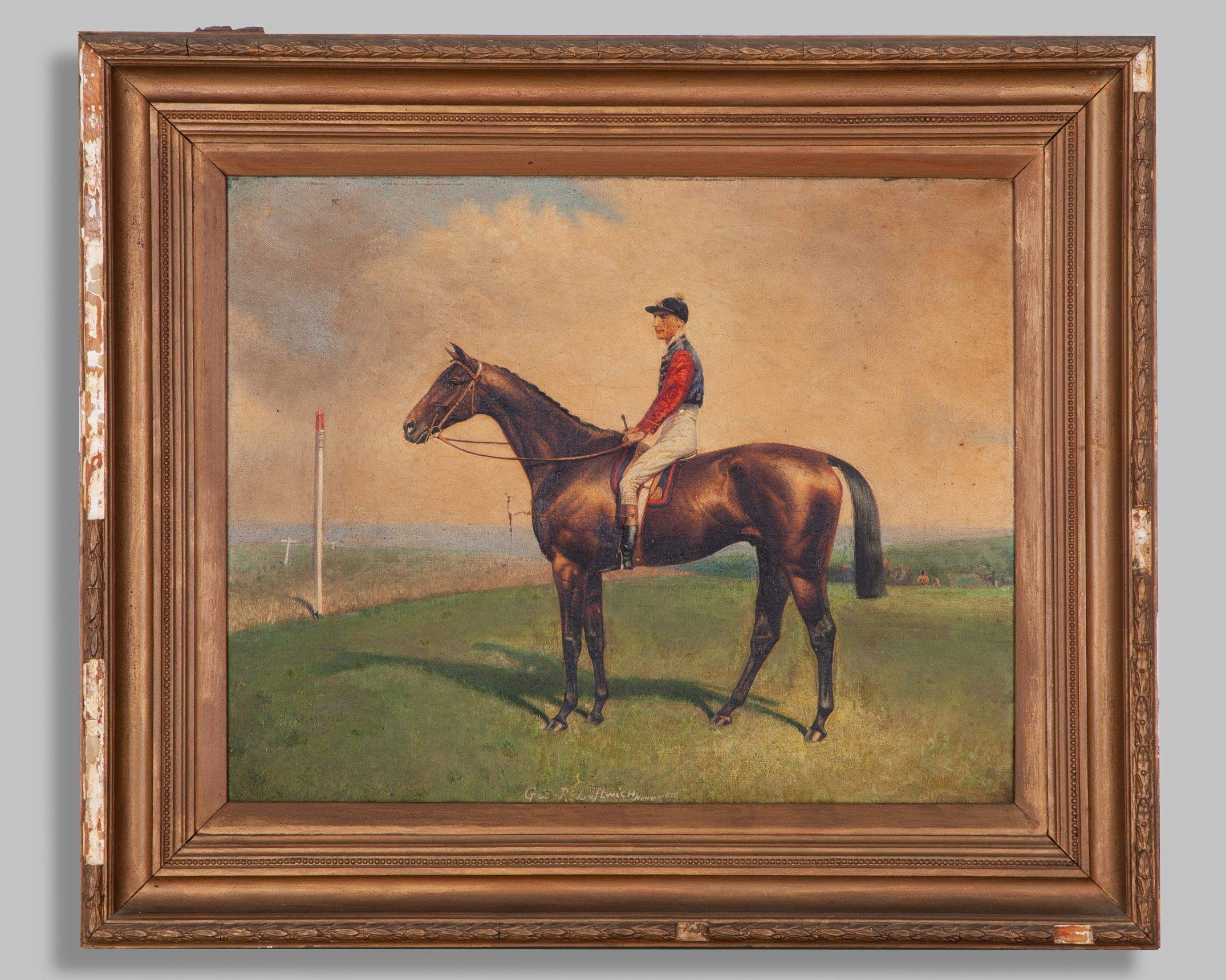George R. Leftwich | oil painting of the Prince of Wales's racehorse ...