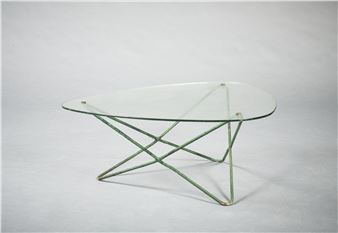 Triangular-shaped coffee table