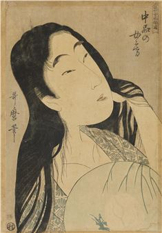 Chūbon no nyōbō - Kitagawa Utamaro