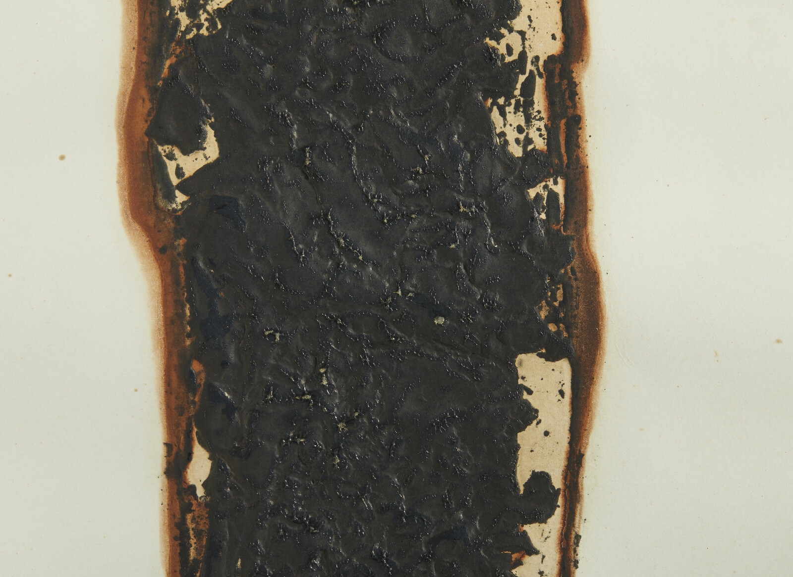 Artwork by Alberto Burri, COMBUSTIONE, Made of Etching And Aquatint