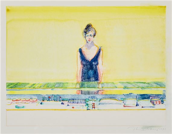 Wayne Thiebaud | Counter Lady (1991) | MutualArt