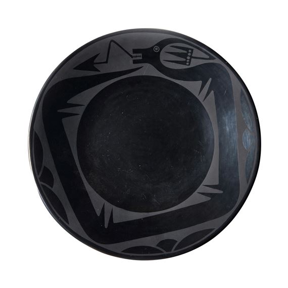 San Ildefonso Pueblo, (1887-1980) and (1923-1971 by Maria Montoya Martinez, 1887