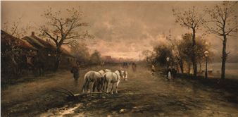 Evening on the Village Road