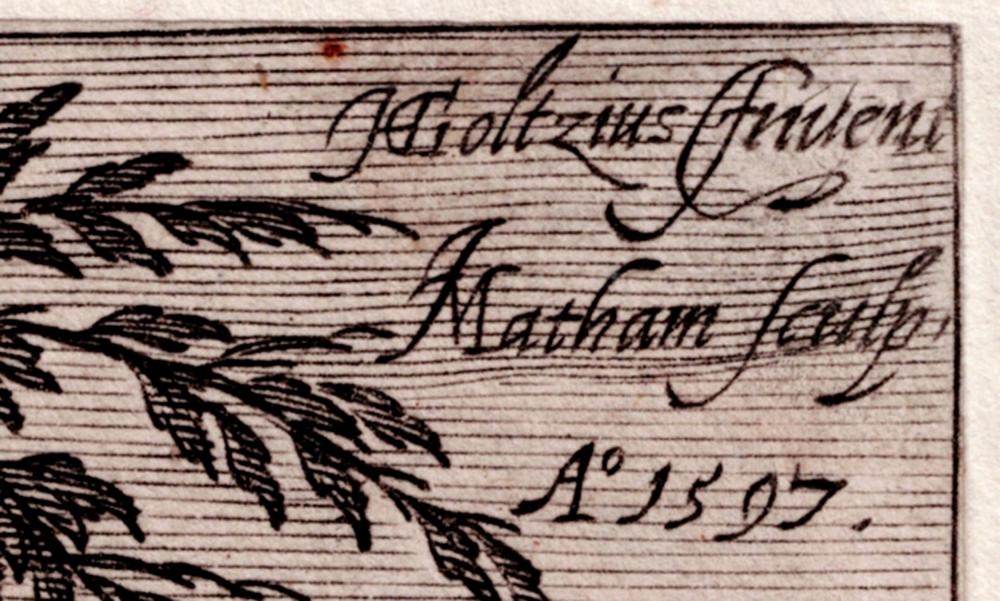 Jacob Matham | Faith (1597) | MutualArt