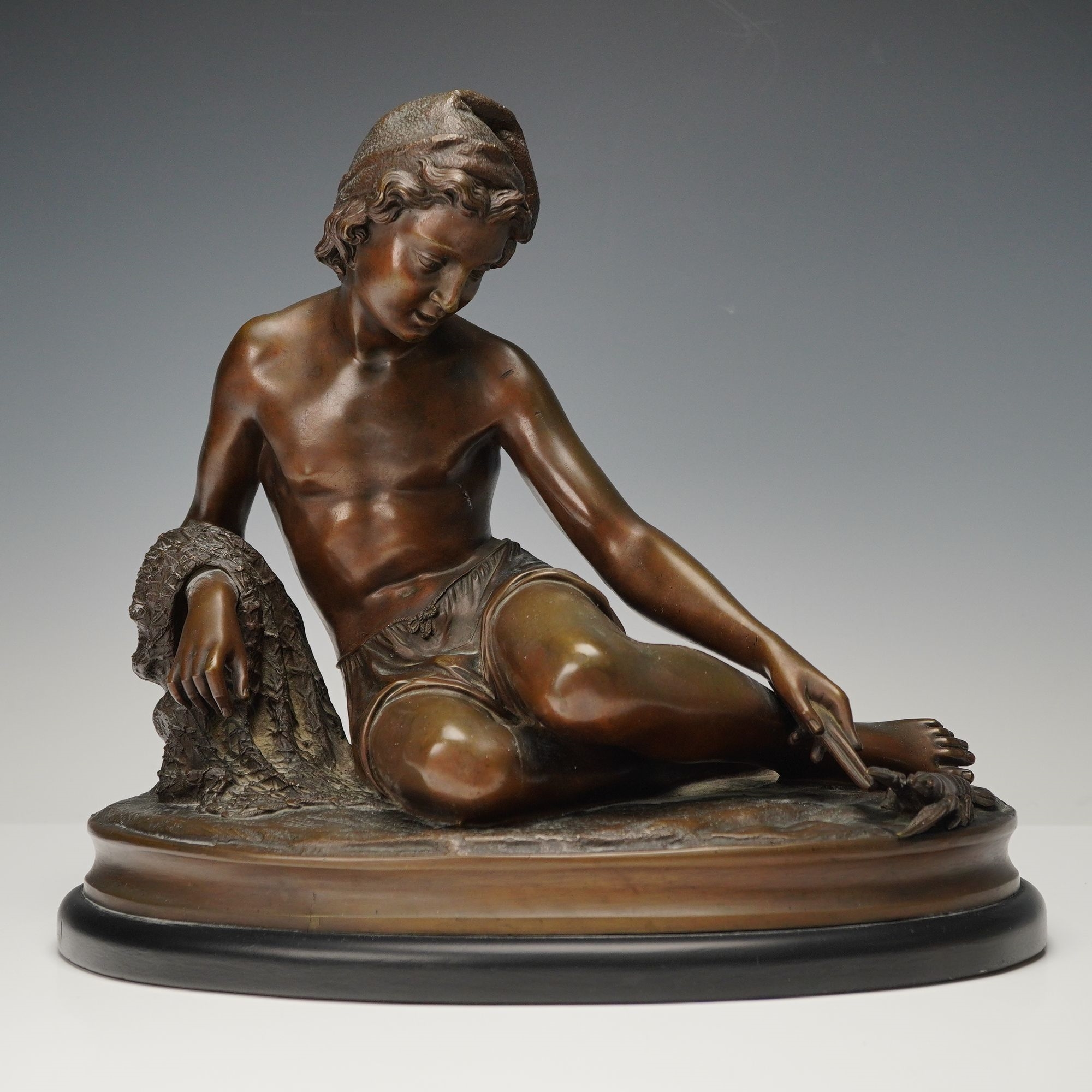 François Rude | Neapolitan Fisherman Bronze Sculpture | MutualArt