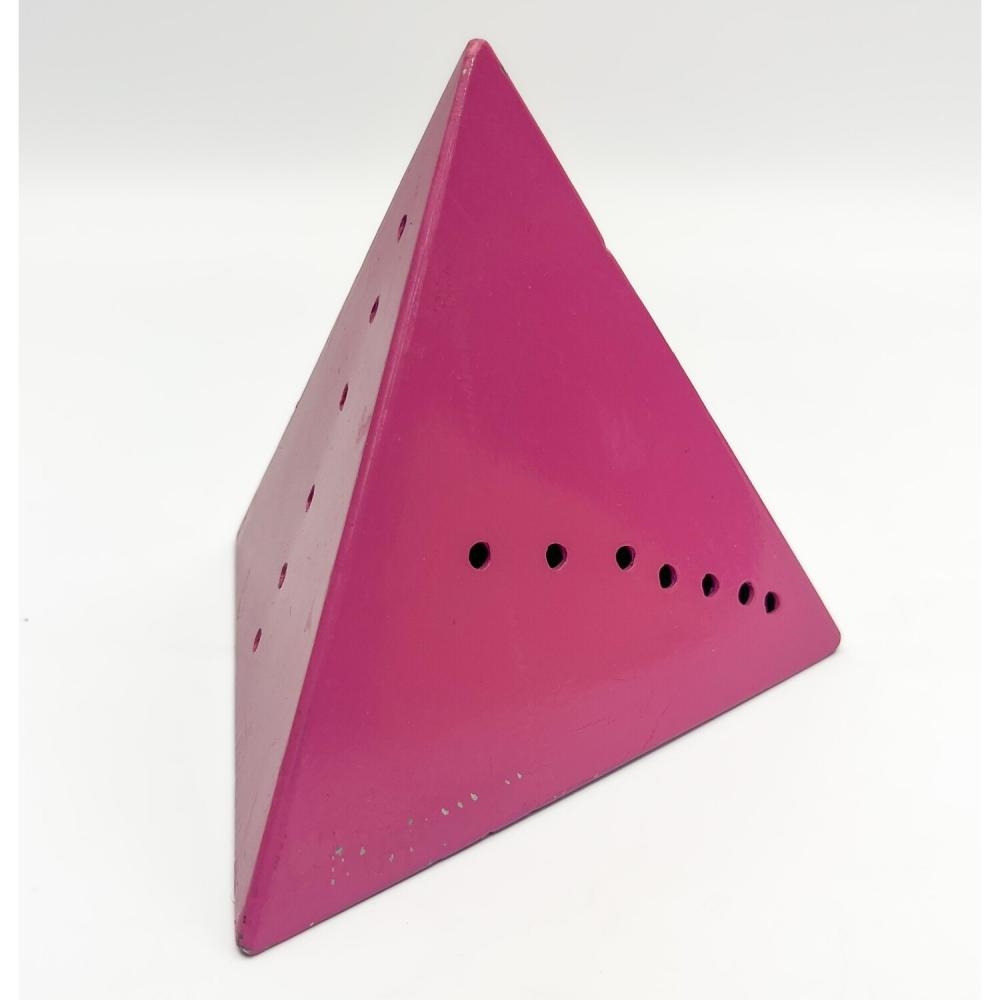 Lucio Fontana | 5 Metal Pyramids | MutualArt