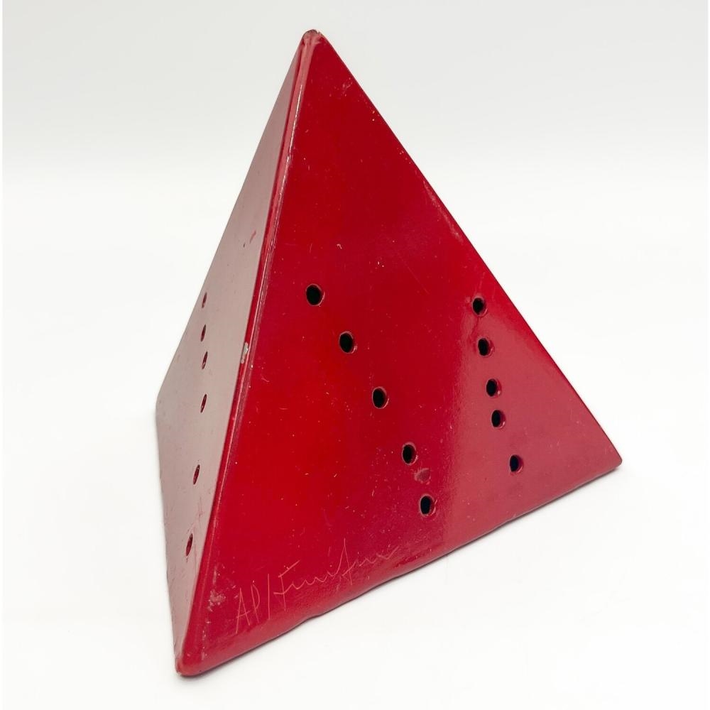 Lucio Fontana | 5 Metal Pyramids | MutualArt