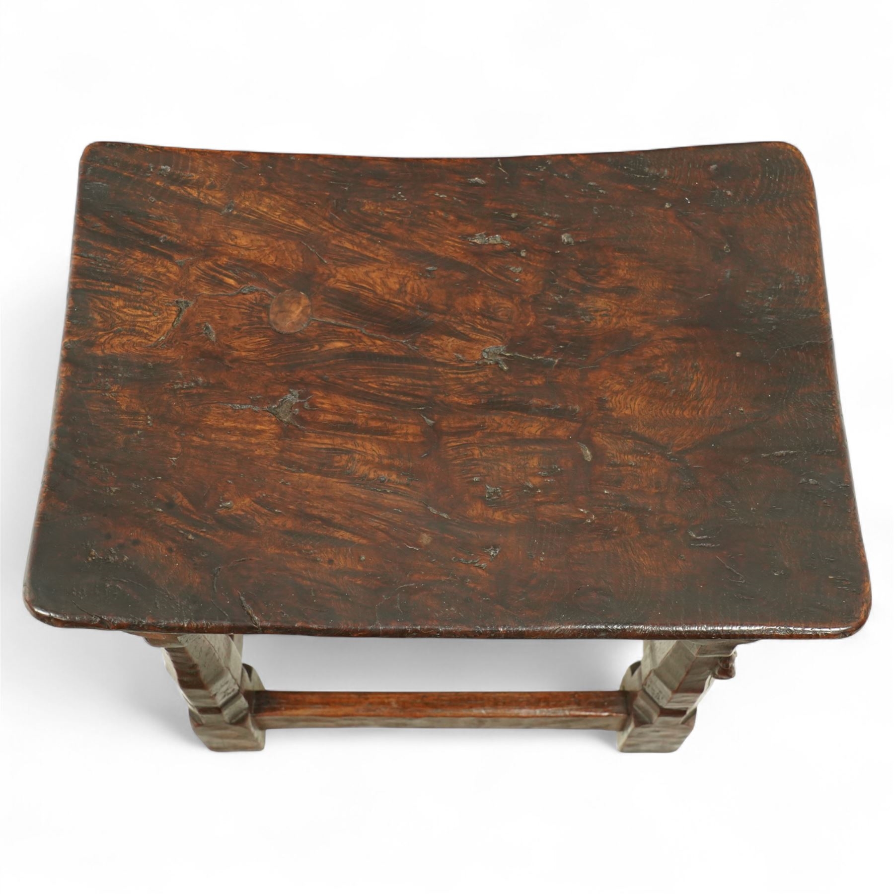 Robert Thompson | Mouseman - 1930s adzed oak joint stool (1930s ...