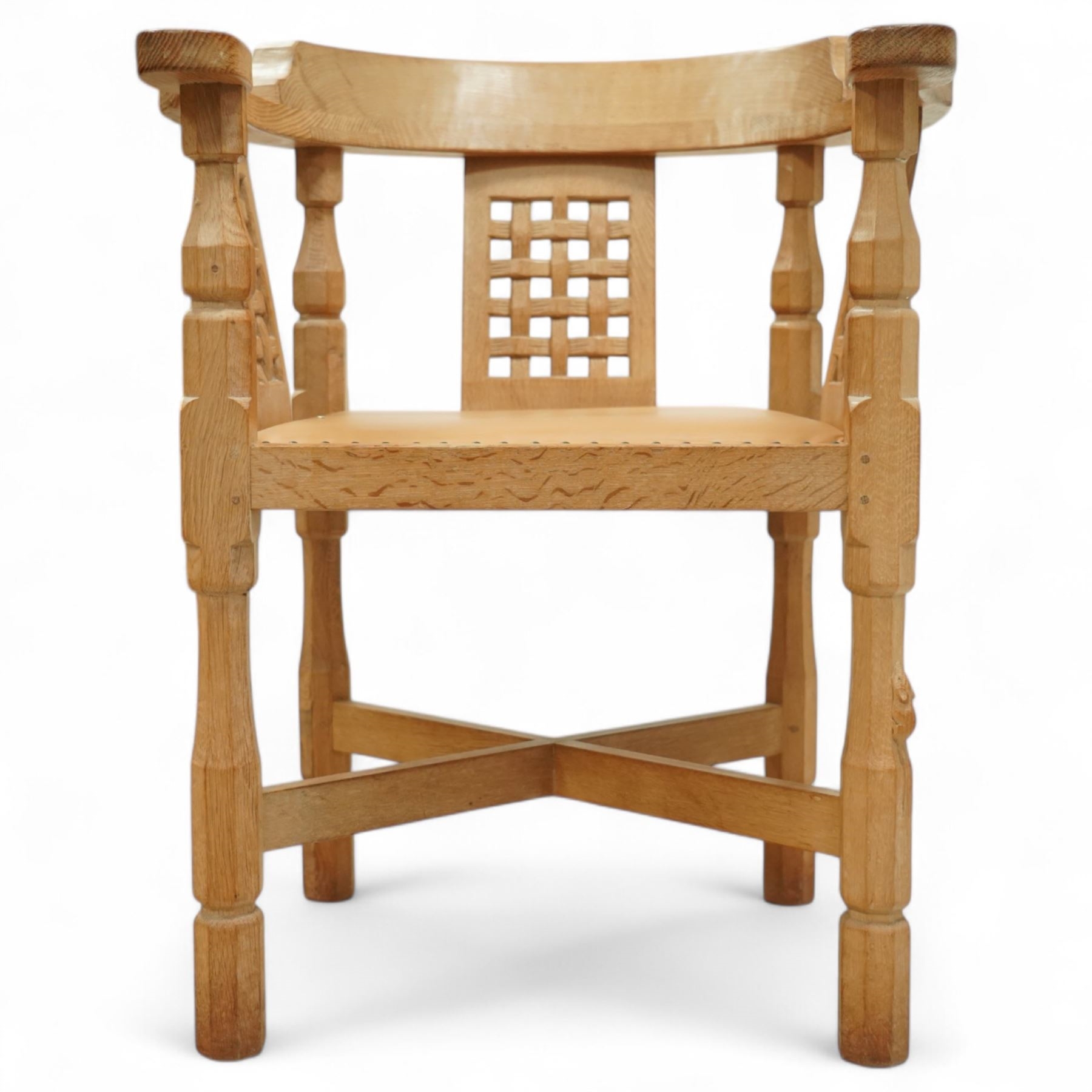 Robert Thompson | Mouseman - oak monks chair | MutualArt