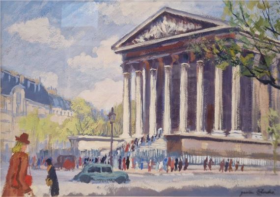 gaston-andre-place-de-la-madelein-mutualart