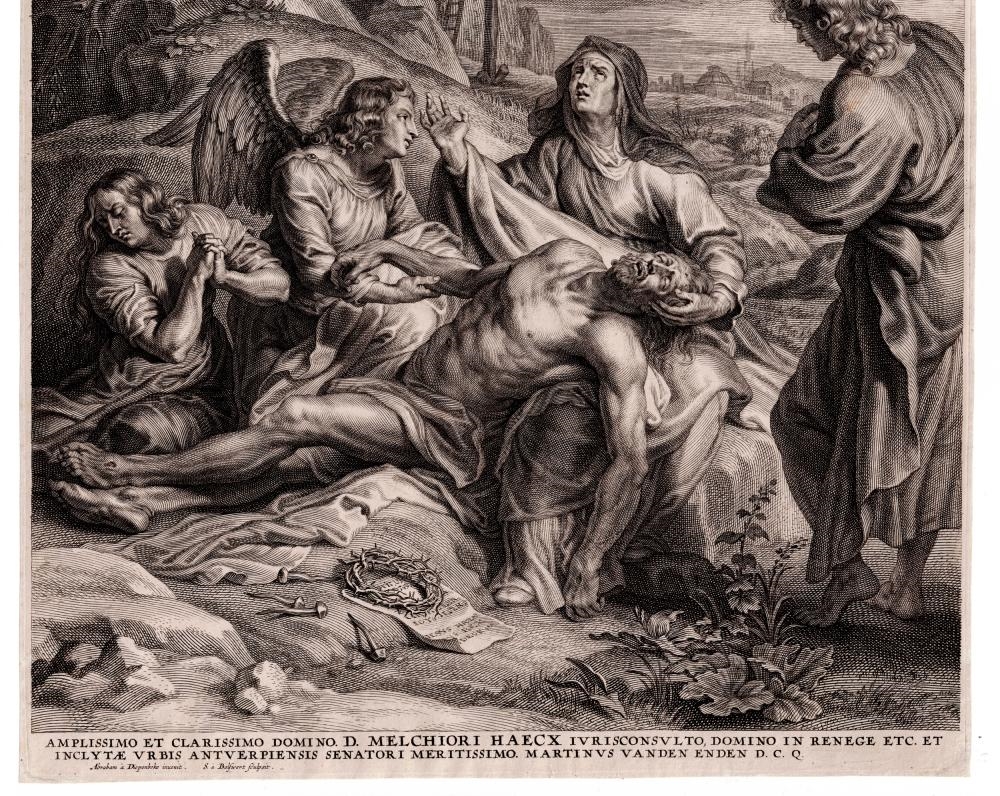 Schelte Adamsz. Bolswert | The mourning of the dead body of Christ ...