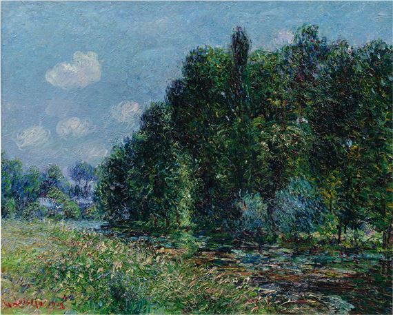 Gustave Loiseau、Bord de riviere Gustave Loiseau | Bord de la rivière (Circa 1901) | MutualArt