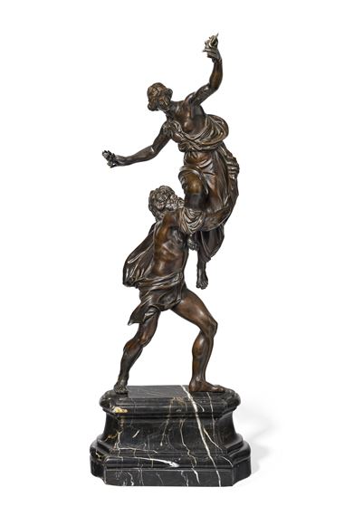 Probablement L'Enlèvement de Cybèle par Saturne ou L'Enlèvement de Proserpine par Pluton - Giambologna