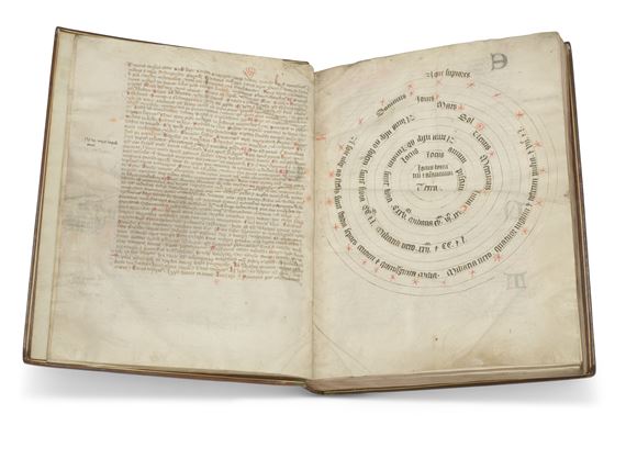 Welsh School, 14th Century | Polychronicon, in Latin, illuminated ...