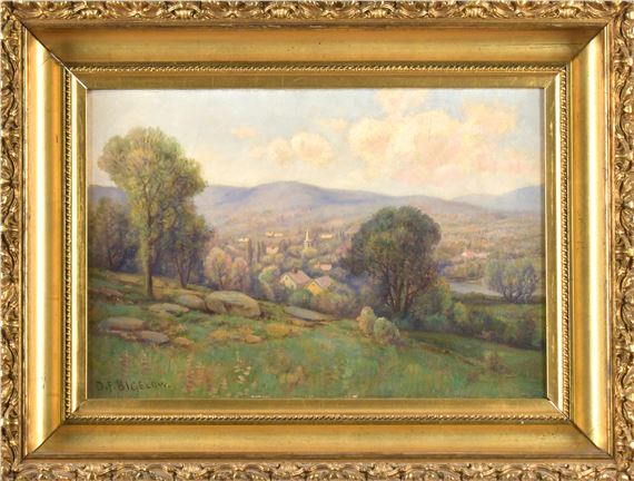 DANIEL FOLGER BIGELOW OIL, LANDSCAPE by Daniel Folger Bigelow