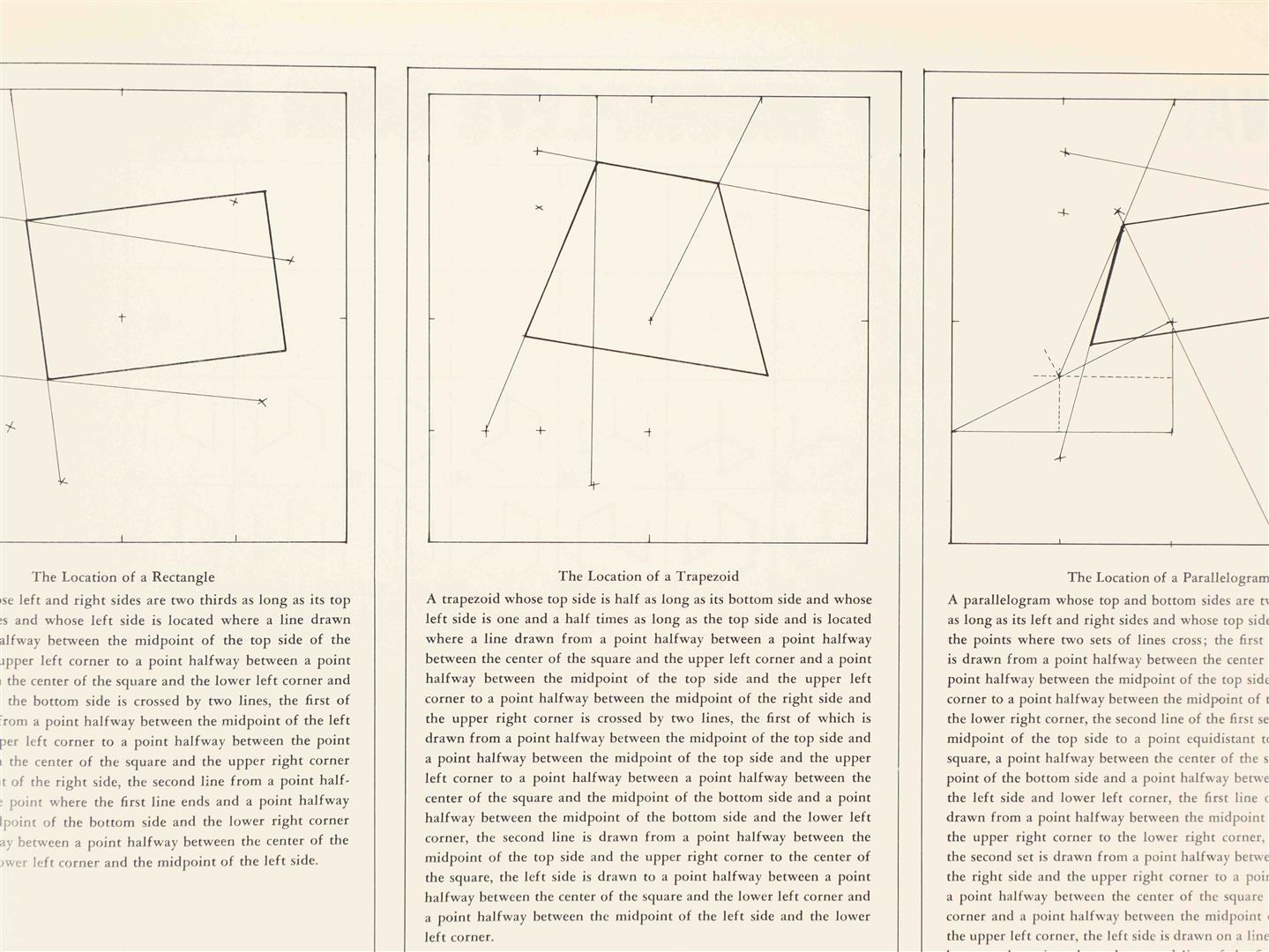 Sol LeWitt | Wall Drawings and Structures: The locations of six ...