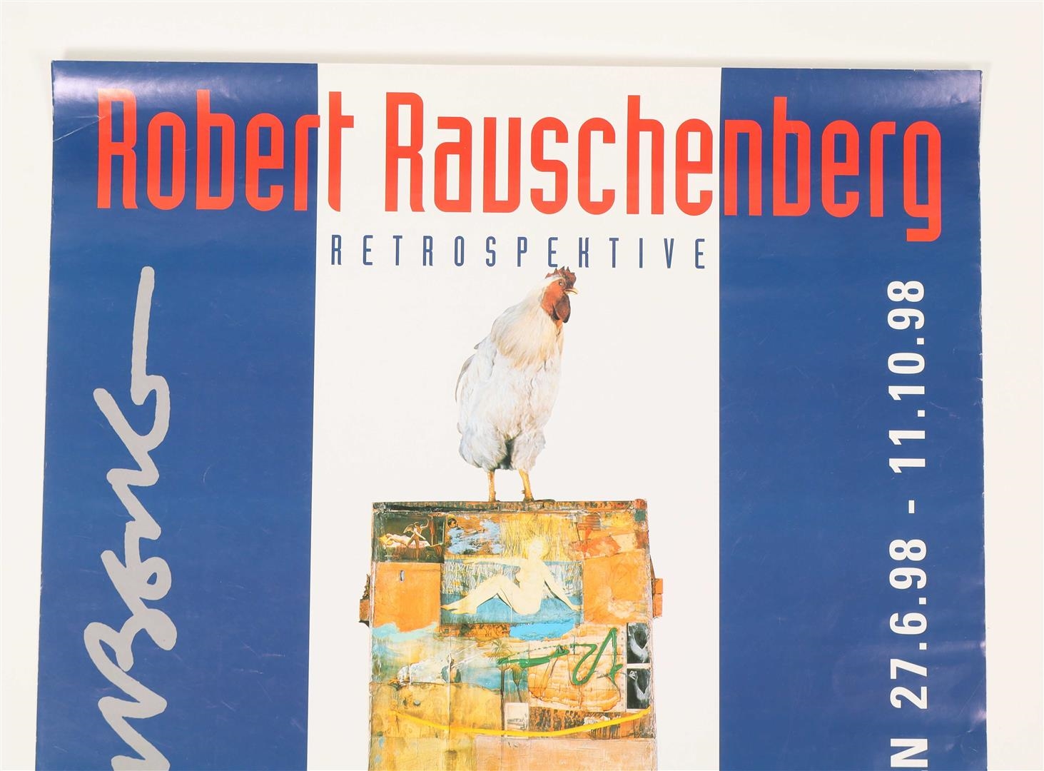 Robert Rauschenberg | Signed exhibition poster (1998) | MutualArt